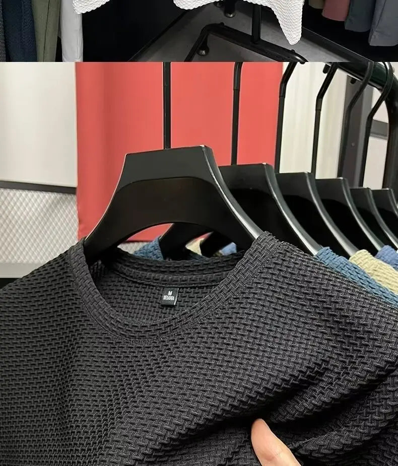 Bamboo Mesh Ice Silk T-shirt